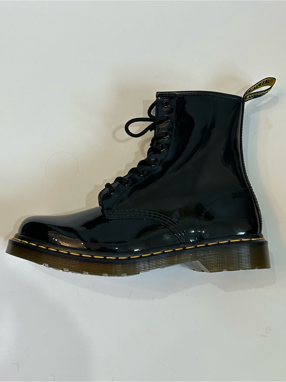 DR. MARTENS 1460 BEX Patent Leather Lace Up Boots-Women’s size 10 - Picture 5 of 9